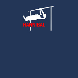 Свитшот хлопковый мужской Hannibal For King Workout, цвет: тёмно-синий — фото 2