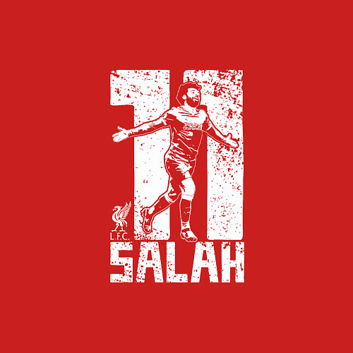 Мужской свитшот Salah 11 / Красный – фото 3