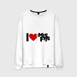 Мужской свитшот I love Misfits