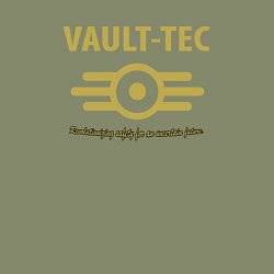 Свитшот хлопковый мужской Vault Tec, цвет: авокадо — фото 2