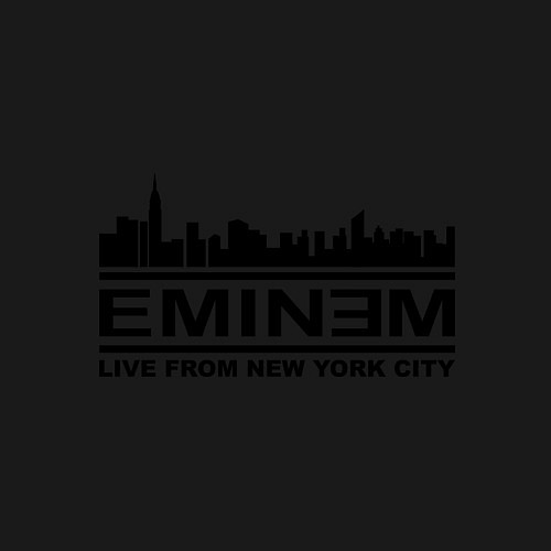 Мужской свитшот Eminem: Live from NY / Черный – фото 3