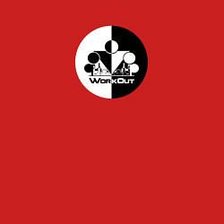 Свитшот хлопковый мужской Street Workout Инь Янь, цвет: красный — фото 2