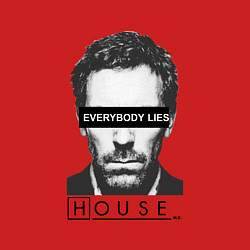 Свитшот хлопковый мужской Everyboy Lies, цвет: красный — фото 2