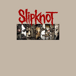 Свитшот хлопковый мужской Slipknot Faces, цвет: миндальный — фото 2