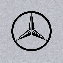 Свитшот хлопковый мужской Mercedes-Benz logo, цвет: меланж — фото 2