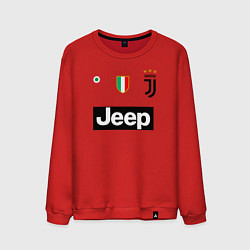 Свитшот хлопковый мужской FC Juventus, цвет: красный