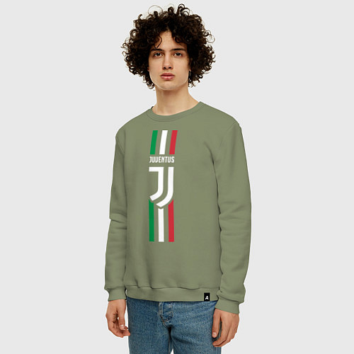 Мужской свитшот FC Juventus: Italy / Авокадо – фото 3