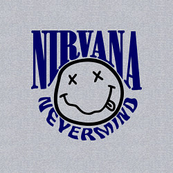 Свитшот хлопковый мужской Nevermind Nirvana, цвет: меланж — фото 2