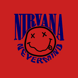 Свитшот хлопковый мужской Nevermind Nirvana, цвет: красный — фото 2