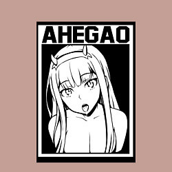 Свитшот хлопковый мужской AHEGAO, цвет: пыльно-розовый — фото 2