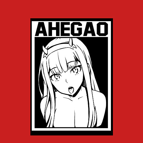 Мужской свитшот AHEGAO / Красный – фото 3