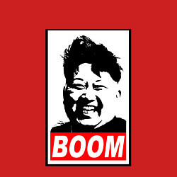 Свитшот хлопковый мужской BOOM: Kim Chen Eun, цвет: красный — фото 2