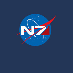 Свитшот хлопковый мужской NASA N7, цвет: тёмно-синий — фото 2