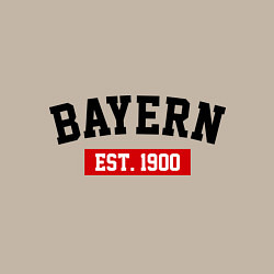 Свитшот хлопковый мужской FC Bayern Est. 1900, цвет: миндальный — фото 2