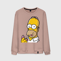 Мужской свитшот Гомер с Пончиком