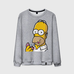 Мужской свитшот Гомер с Пончиком