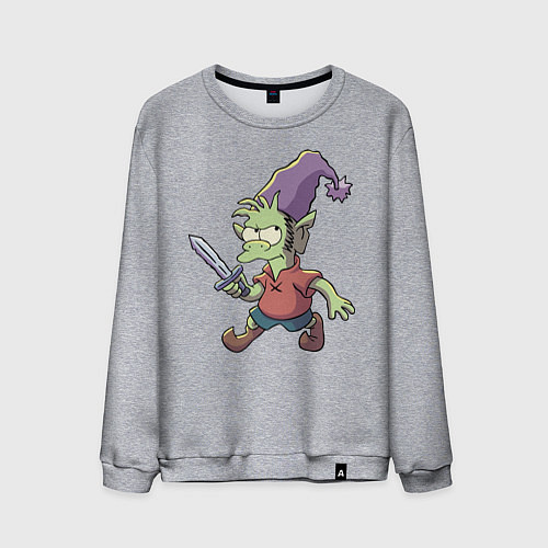 Мужской свитшот Эльфо / Меланж – фото 1