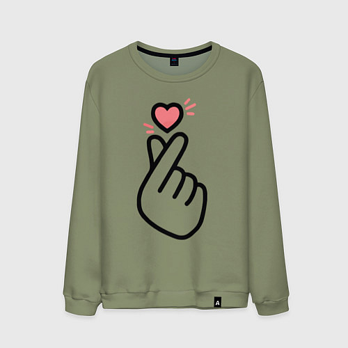 Мужской свитшот K-pop: Faith Love / Авокадо – фото 1