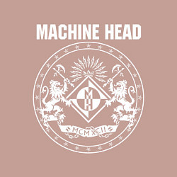 Свитшот хлопковый мужской Machine Head MCMXCII, цвет: пыльно-розовый — фото 2