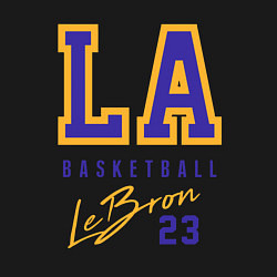 Свитшот хлопковый мужской Lebron 23: Los Angeles, цвет: черный — фото 2