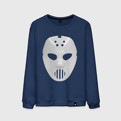 Свитшот хлопковый мужской Angerfist Mask, цвет: тёмно-синий