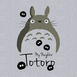 Свитшот хлопковый мужской My Neighbor Totoro, цвет: меланж — фото 2