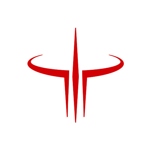 Мужской свитшот Quake logo / Белый – фото 3