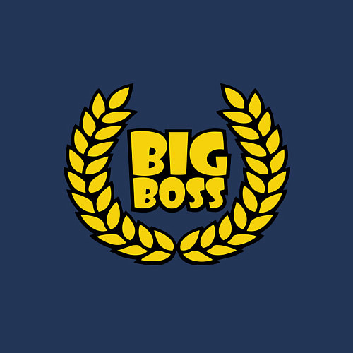 Мужской свитшот Big Boss Лавры / Тёмно-синий – фото 3