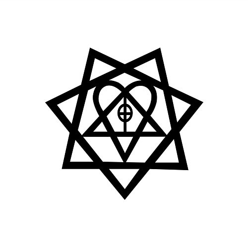 Мужской свитшот Heartagram / Белый – фото 3