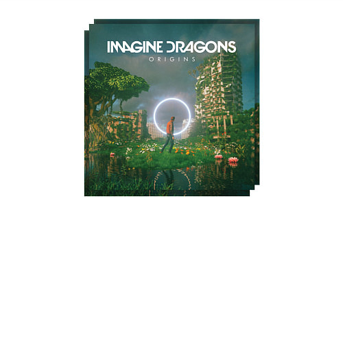 Мужской свитшот Imagine Dragons Origins / Белый – фото 3