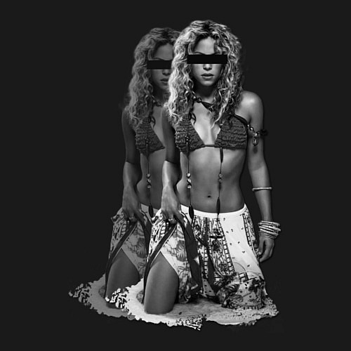 Мужской свитшот Шакира / Черный – фото 3