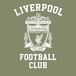 Свитшот хлопковый мужской Liverpool: Football Club, цвет: авокадо — фото 2