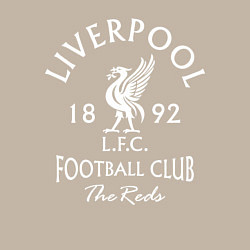 Свитшот хлопковый мужской Liverpool: Football Club, цвет: миндальный — фото 2