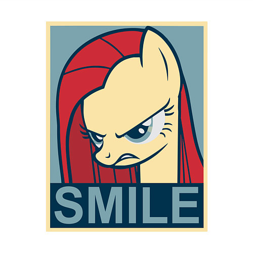Мужской свитшот MLP: Smile / Белый – фото 3