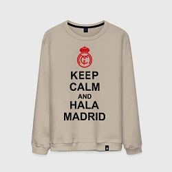 Мужской свитшот Keep Calm & Hala Madrid
