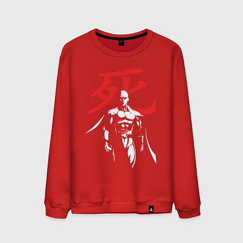 Мужской свитшот Saitama Hero / Красный – фото 1