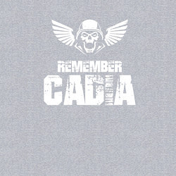 Свитшот хлопковый мужской Remember Cadia - Warhammer, цвет: меланж — фото 2