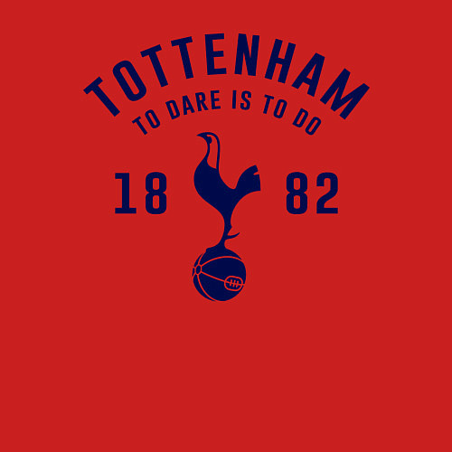 Мужской свитшот FC Tottenham 1882 / Красный – фото 3