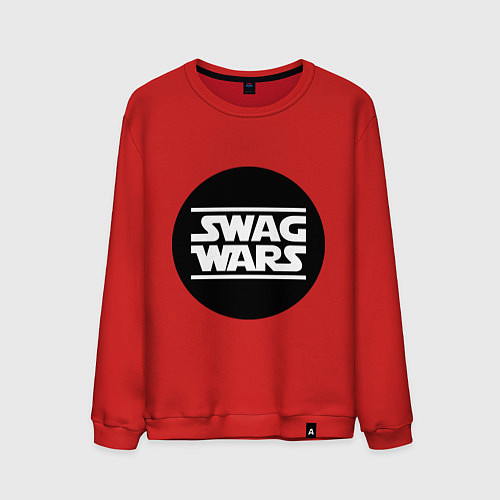 Мужской свитшот SWAG Wars / Красный – фото 1