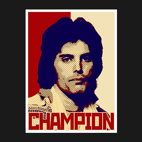 Мужской свитшот We are the Champions / Черный – фото 3