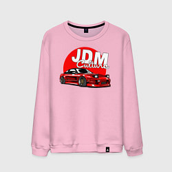 Свитшот хлопковый мужской JDM Culture, цвет: светло-розовый