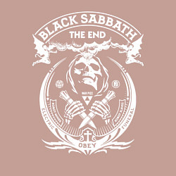 Свитшот хлопковый мужской Black Sabbath: The End, цвет: пыльно-розовый — фото 2