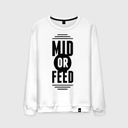 Мужской свитшот Mid or feed