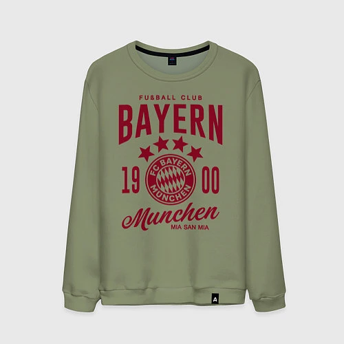 Мужской свитшот Bayern Munchen 1900 / Авокадо – фото 1