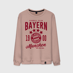 Свитшот хлопковый мужской Bayern Munchen 1900, цвет: пыльно-розовый