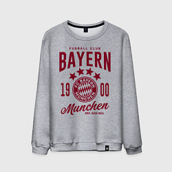 Свитшот хлопковый мужской Bayern Munchen 1900, цвет: меланж