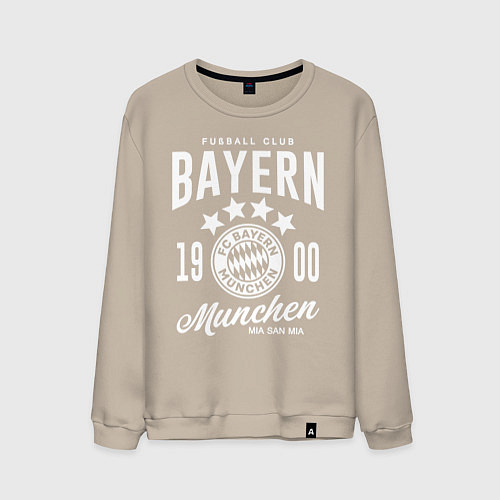 Мужской свитшот Bayern Munchen 1900 / Миндальный – фото 1