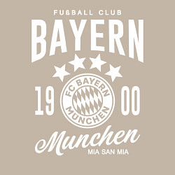 Свитшот хлопковый мужской Bayern Munchen 1900, цвет: миндальный — фото 2