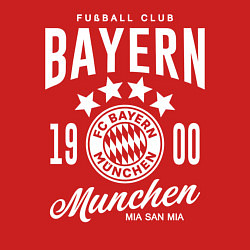 Свитшот хлопковый мужской Bayern Munchen 1900, цвет: красный — фото 2