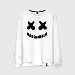 Свитшот хлопковый мужской MARSHMELLO, цвет: белый